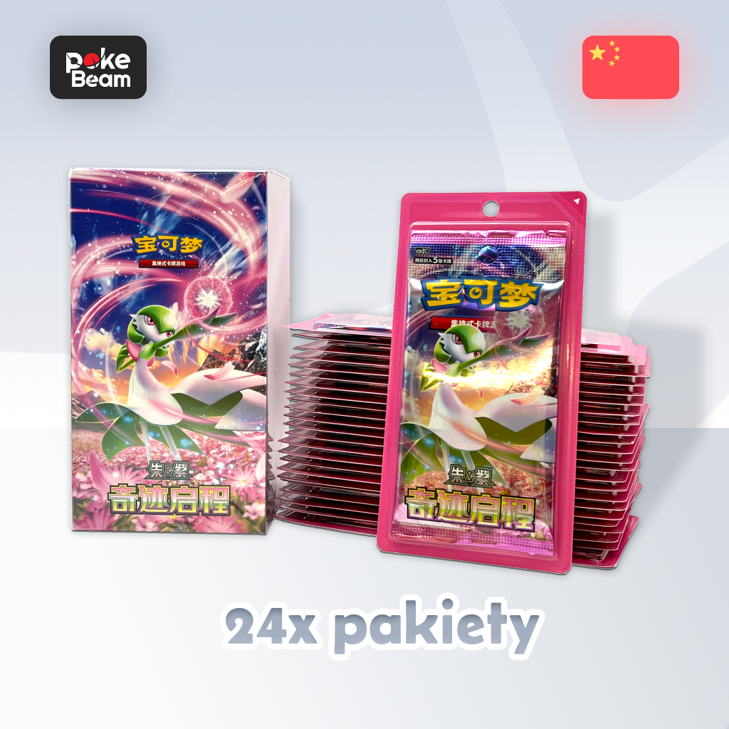 Pokémon TCG: Miracle Journey Slim Booster Box – Chińska Edycja