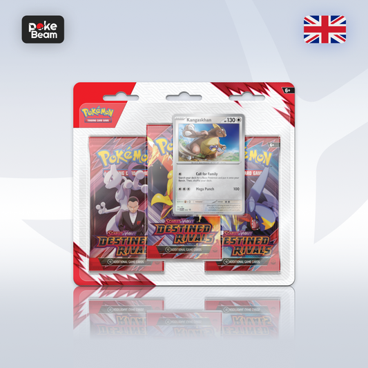 Pokémon TCG: Scarlet & Violet - Destined Rivals - 3-Pack Blister - Kangaskhan